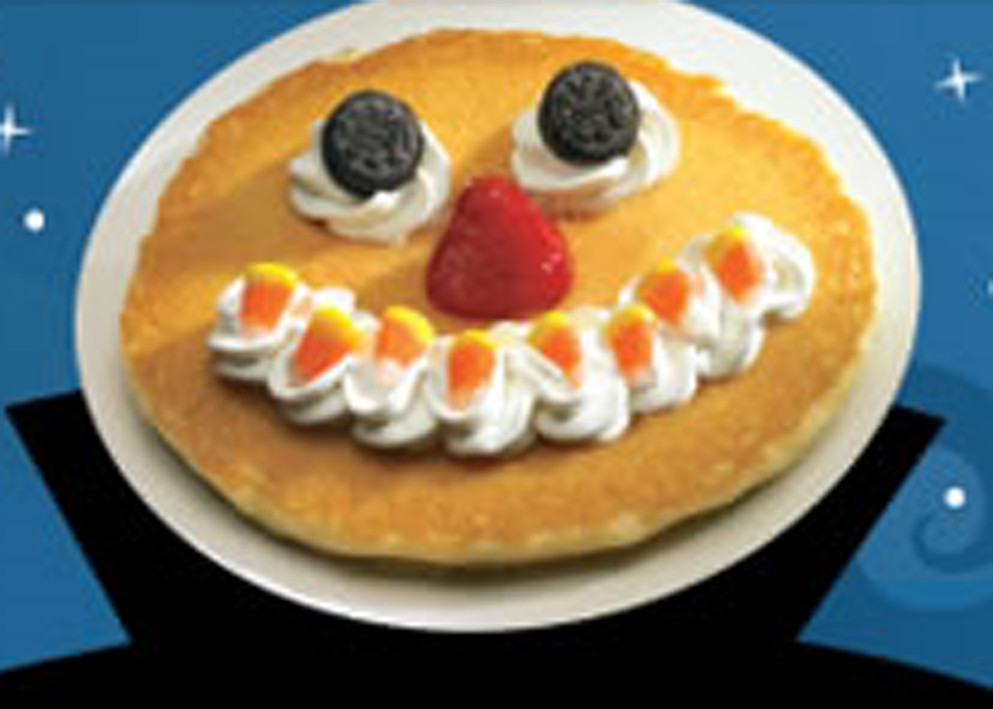 ihop scary face pancake