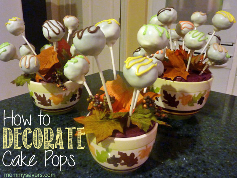 How to Decorate Cake Pops | Mommysavers.com
