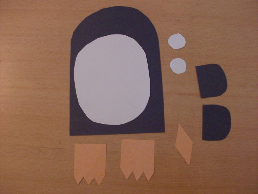 Penguin craft supplies
