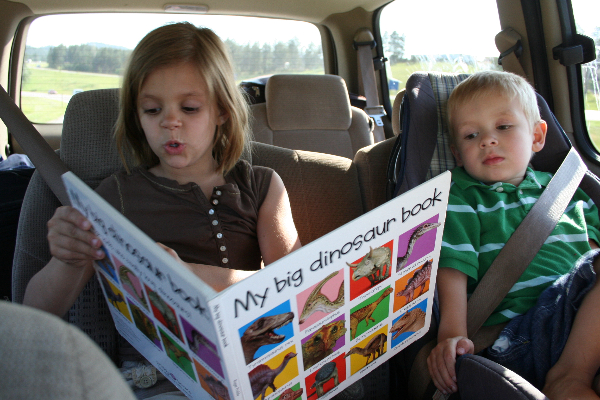 Little Kids + Car = Big Mess