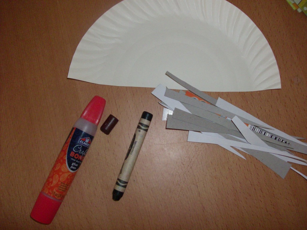 paper plate crafts for kids porcupine