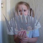 Paper Plate Porcupine craft