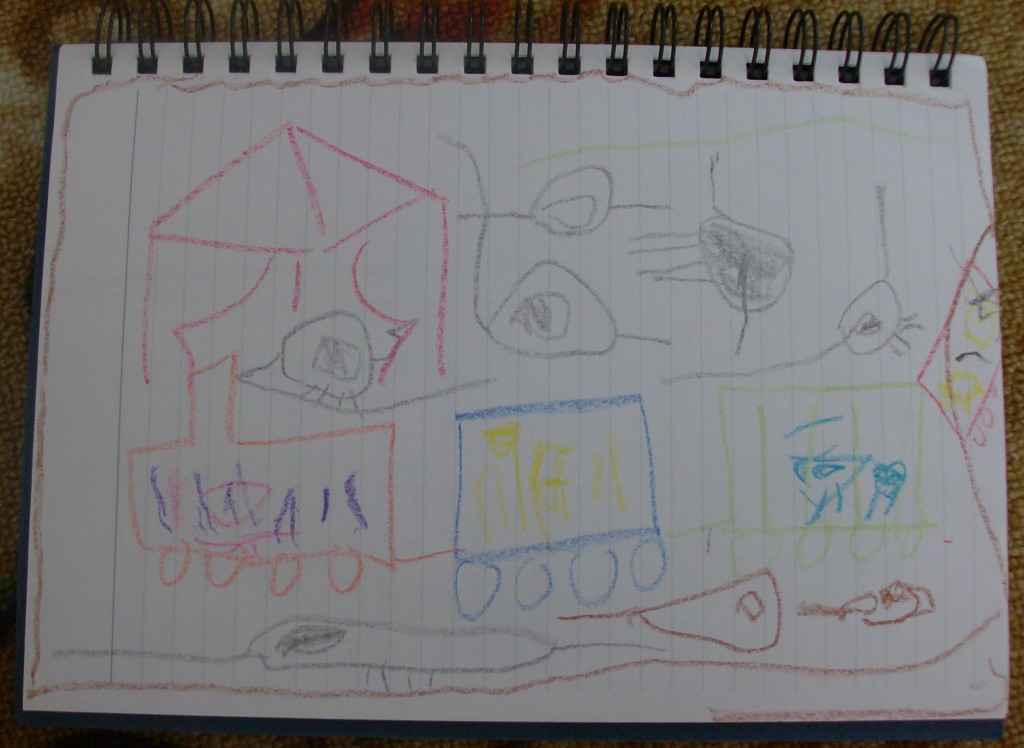 Kids Craft Scene Drawings Circus
