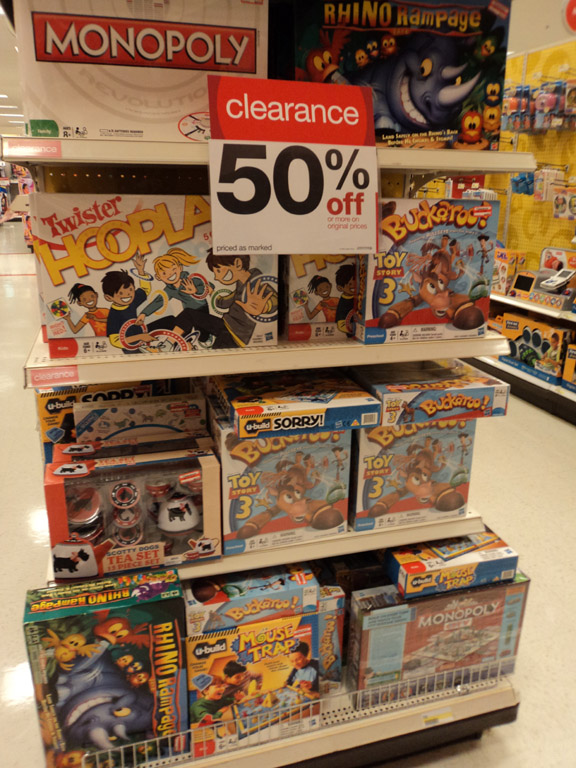 target toy clearance