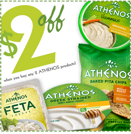 Athenos coupon