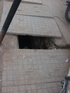 Frugal Foreigner sidewalk