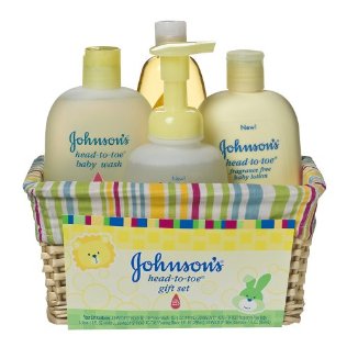 johnsons head to toe baby gift set