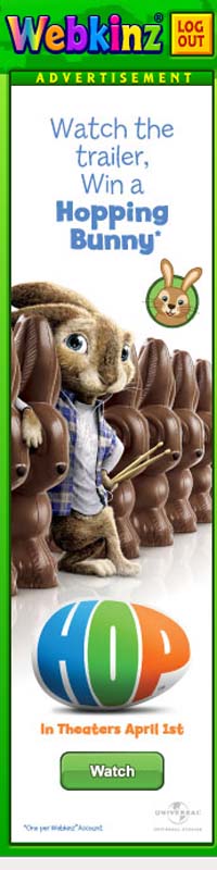 Hopping Bunny Webkinz