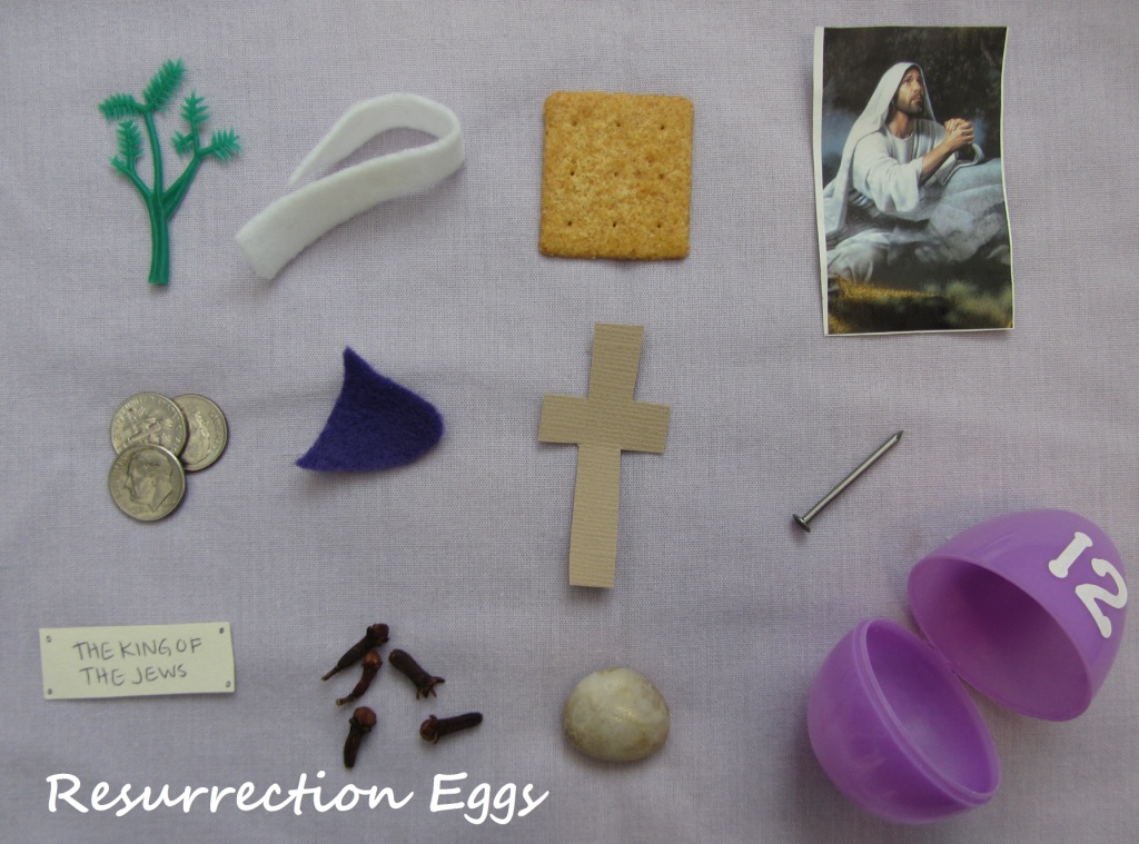 Resurrection Eggs Easter Activity symbols