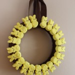 Easter Marshmallow Peeps Wreath