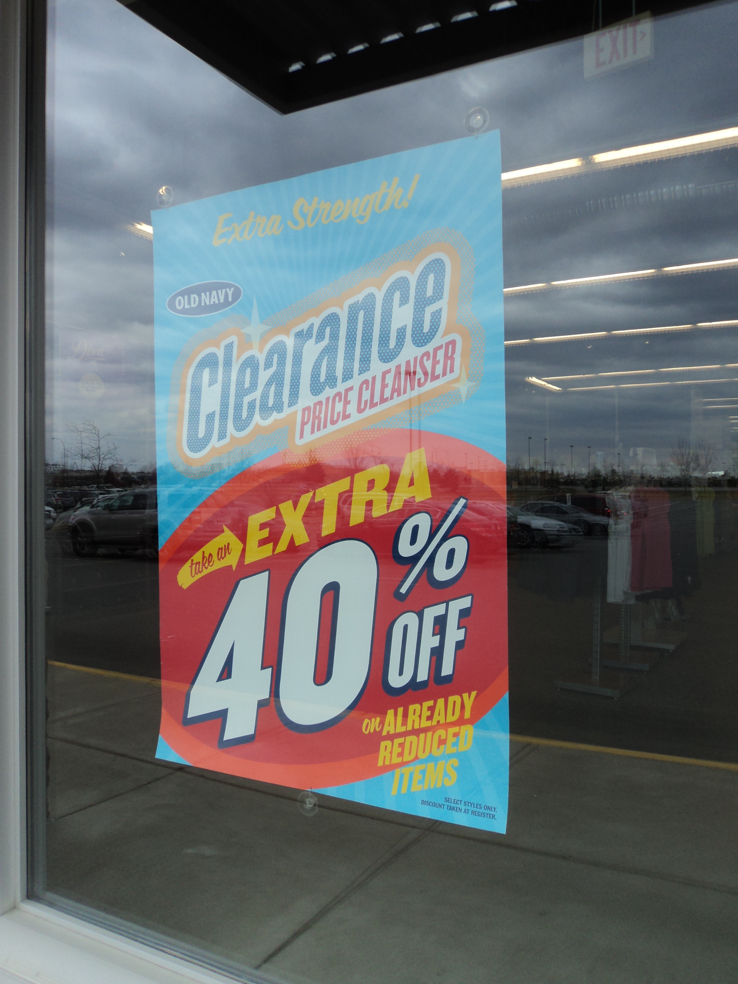 old navy clearance 40%