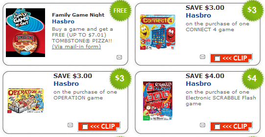 hasbro coupons
