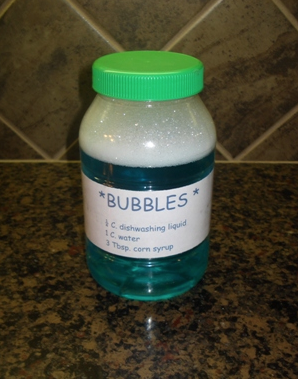 homemade bubbles
