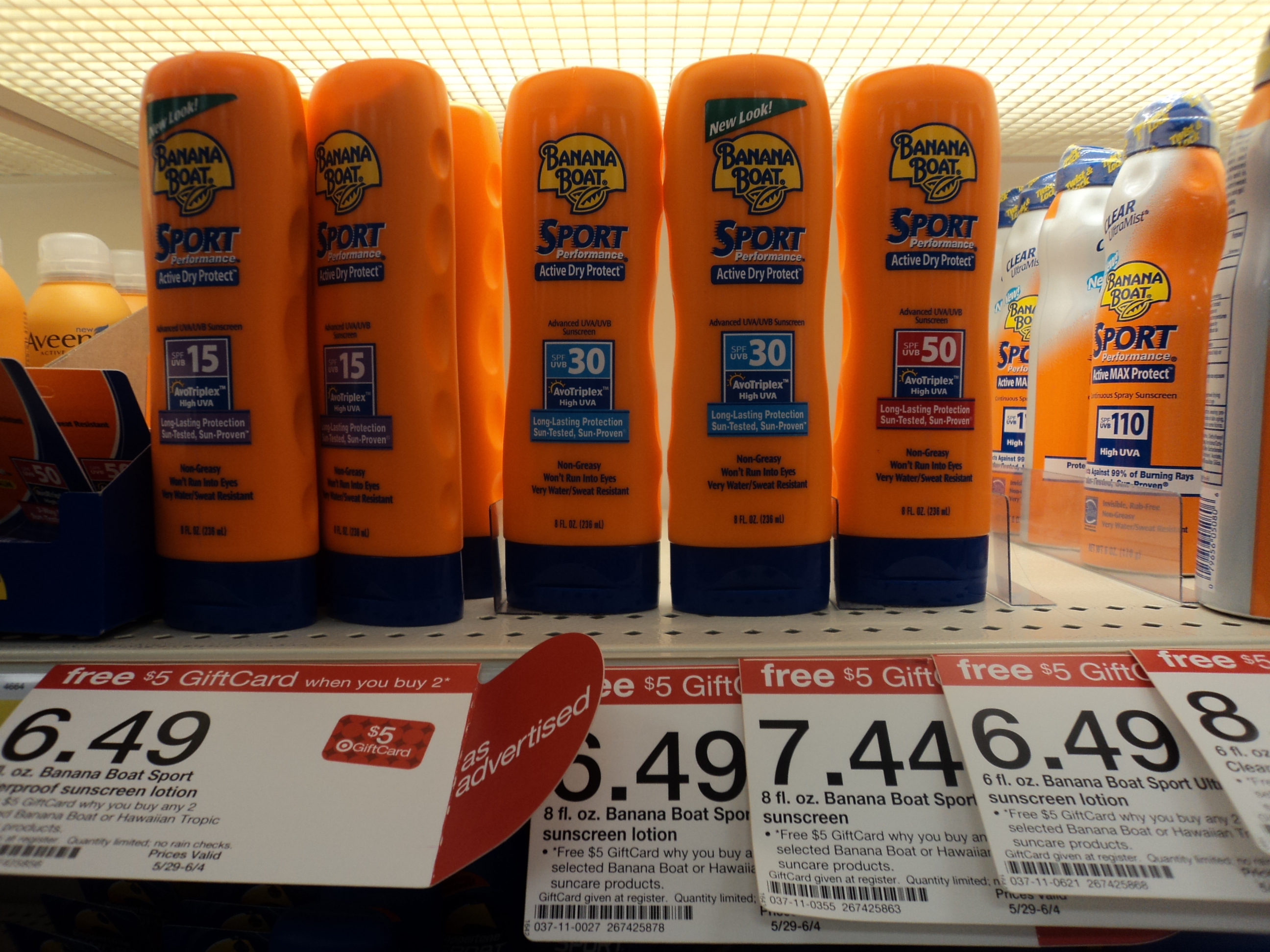 banana boat target deal