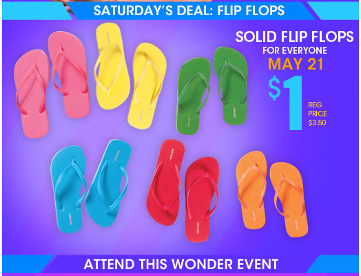 old navy $1 flip flops