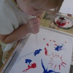 4th of July Craft: Paint Fireworks