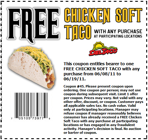 del taco coupon