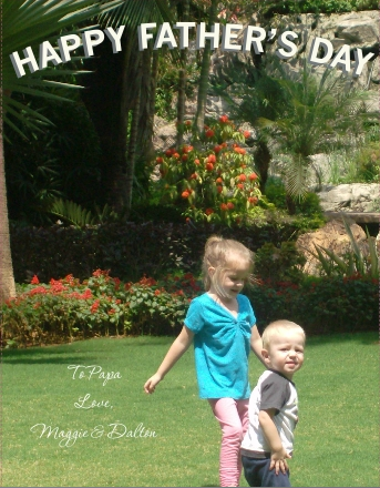 free fathers day photo card
