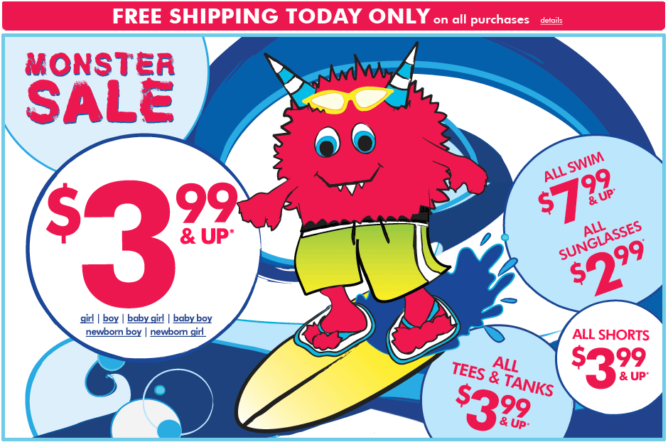 monster sale