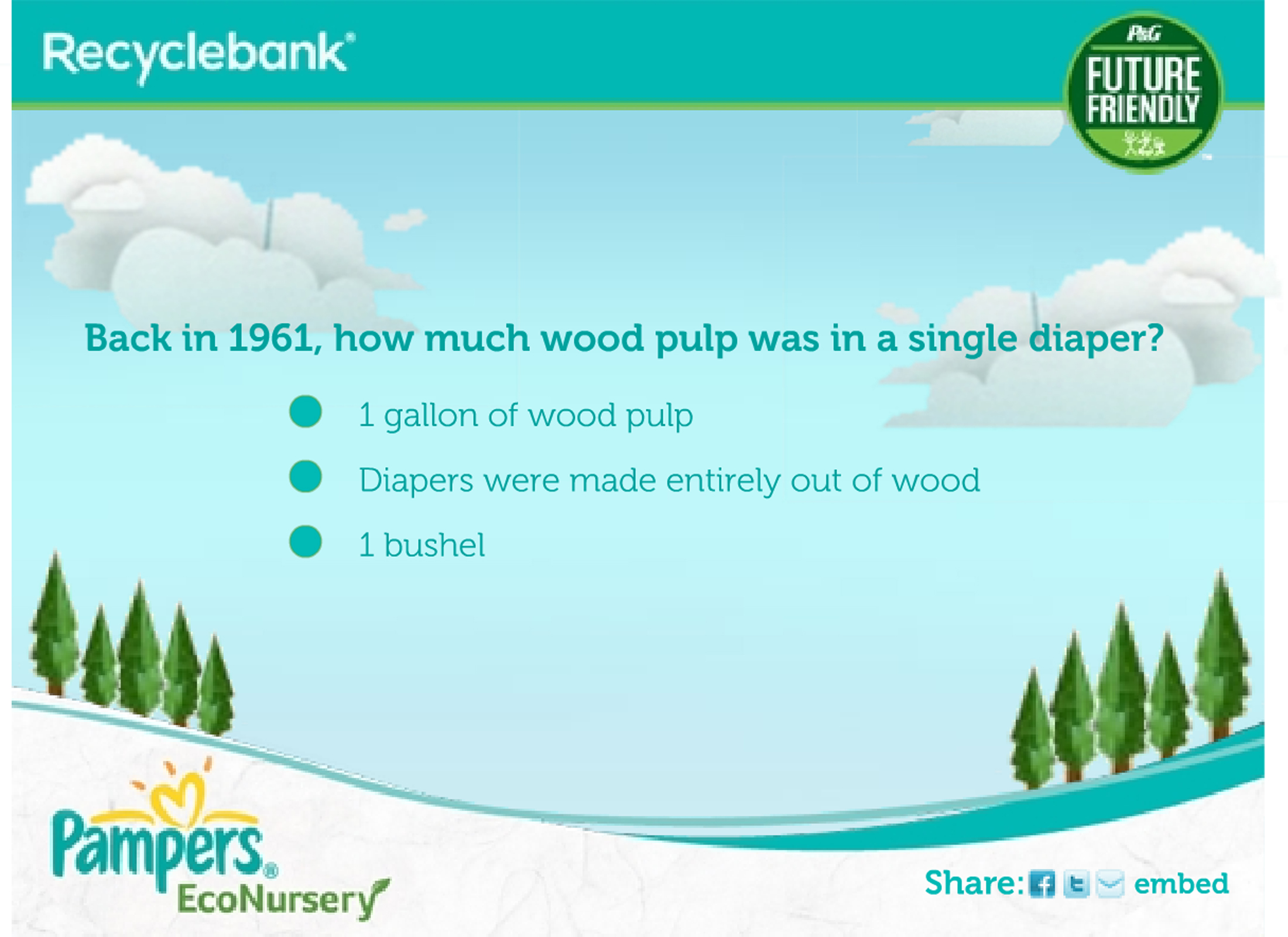 recyclebank pampers P&G