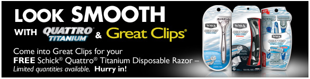 schick great clips offer