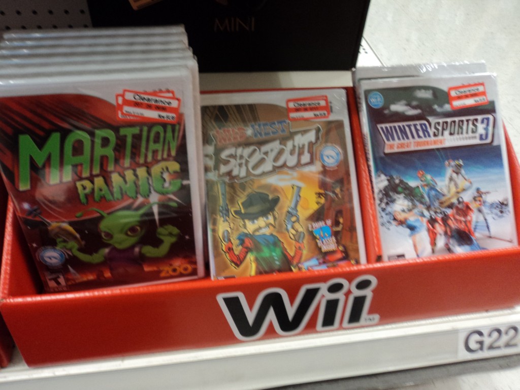 target wii clearance