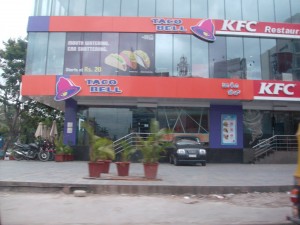 Frugal Foreigner taco bell in India