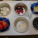 4th of July muffin tin meal