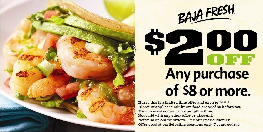 baja fresh coupon