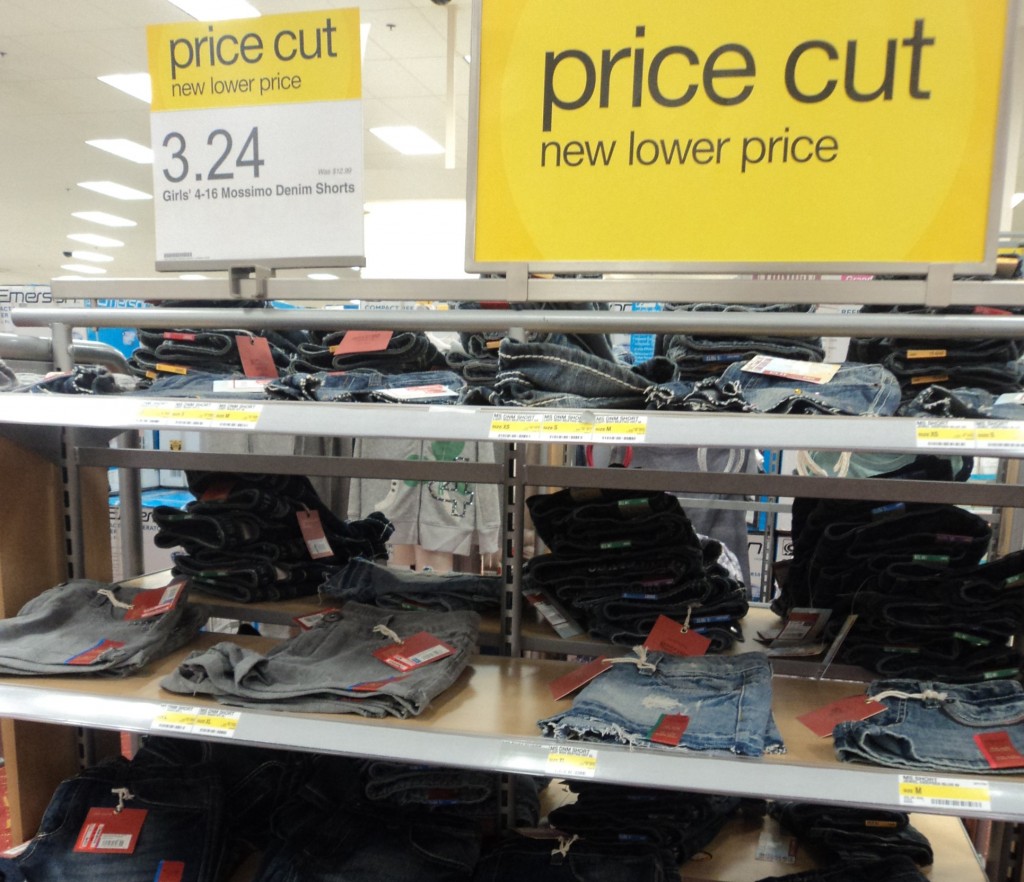 target clearance denim