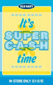 old navy super cash