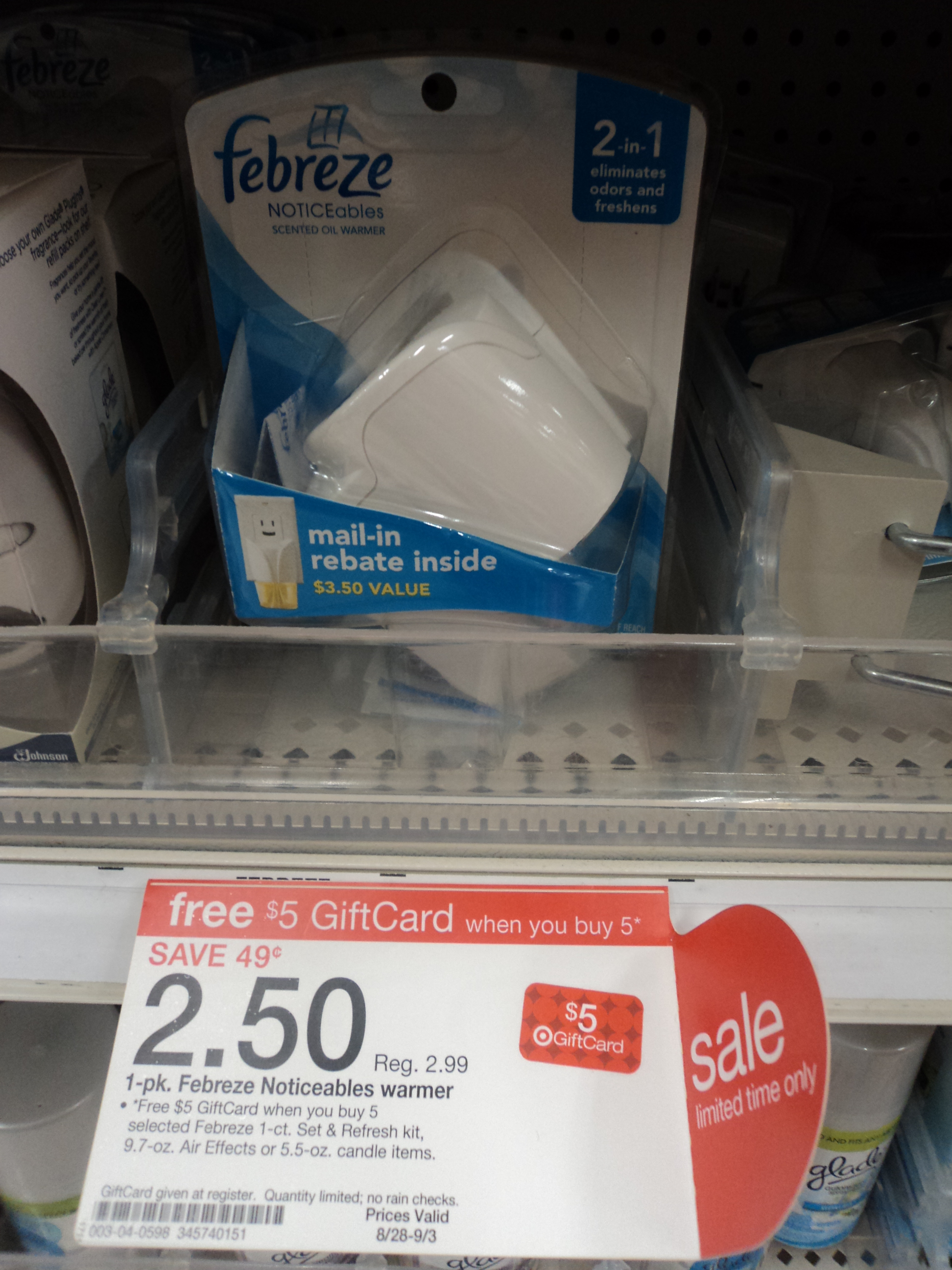 target febreze noticables money maker