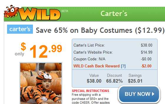 carters wild deal