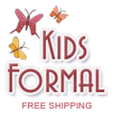 Kids Formal Flower Girl Dresses