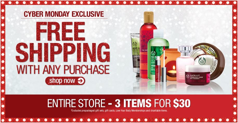 The Body Shop - Cyber Monday 2011