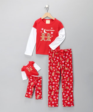 gingerbread dollie and me pjs