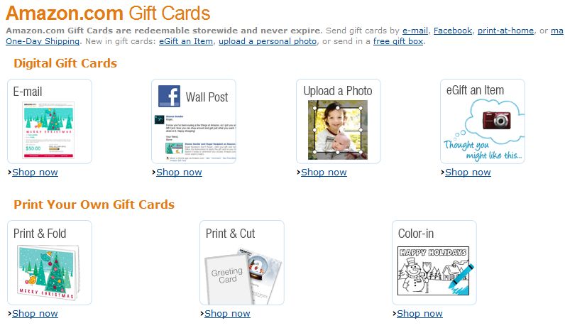 Amaozn Gift Cards