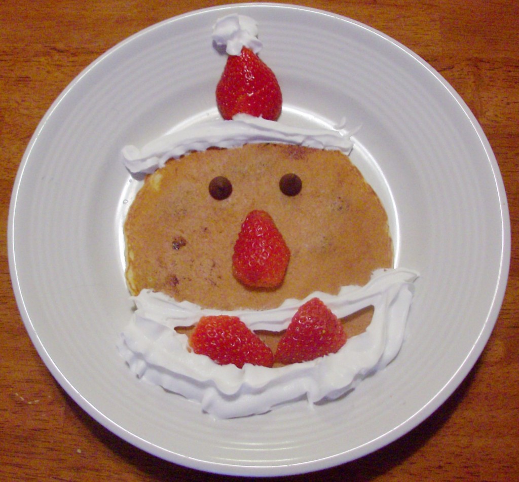 Christmas Breakfast: Santa Pancake