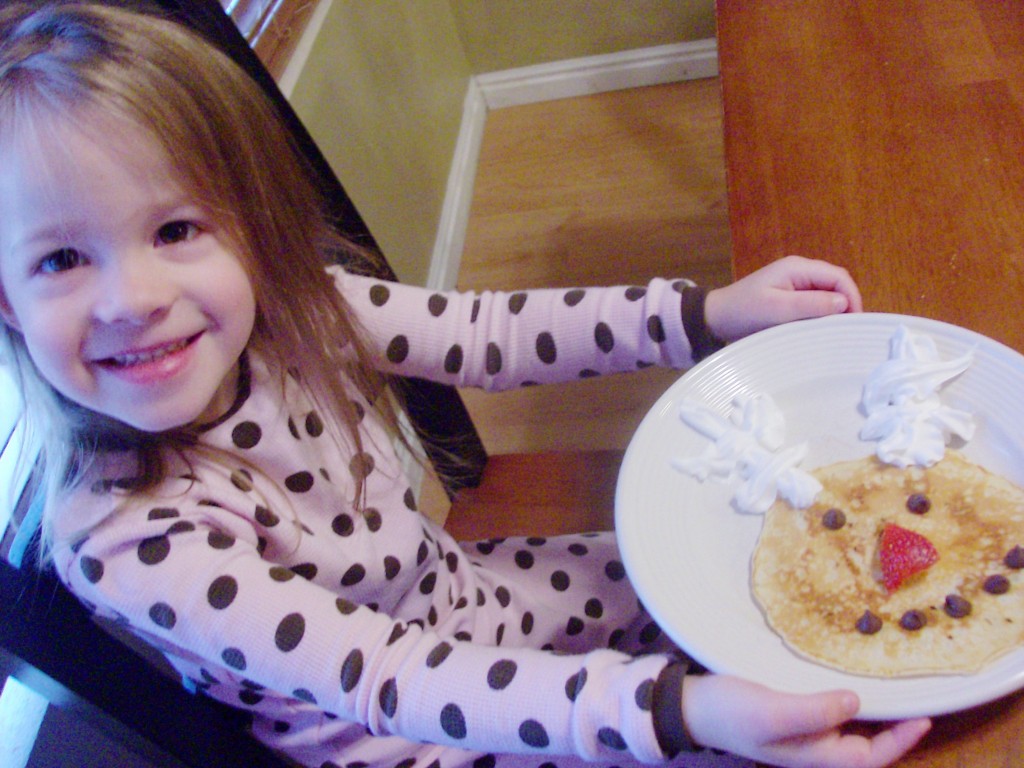 Christmas Breakfast: Reindeer Pancake