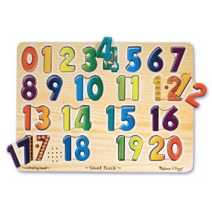 Melissa & Doug Numbers Sound Puzzle