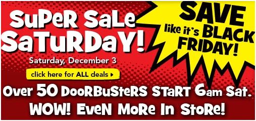 Toys R Us Super Saturday Sale