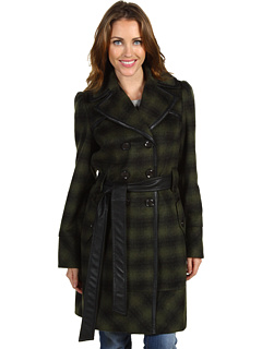 Womens Steve Madden Double Trench Coat