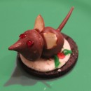 chocolate covered cherry christmas mouse