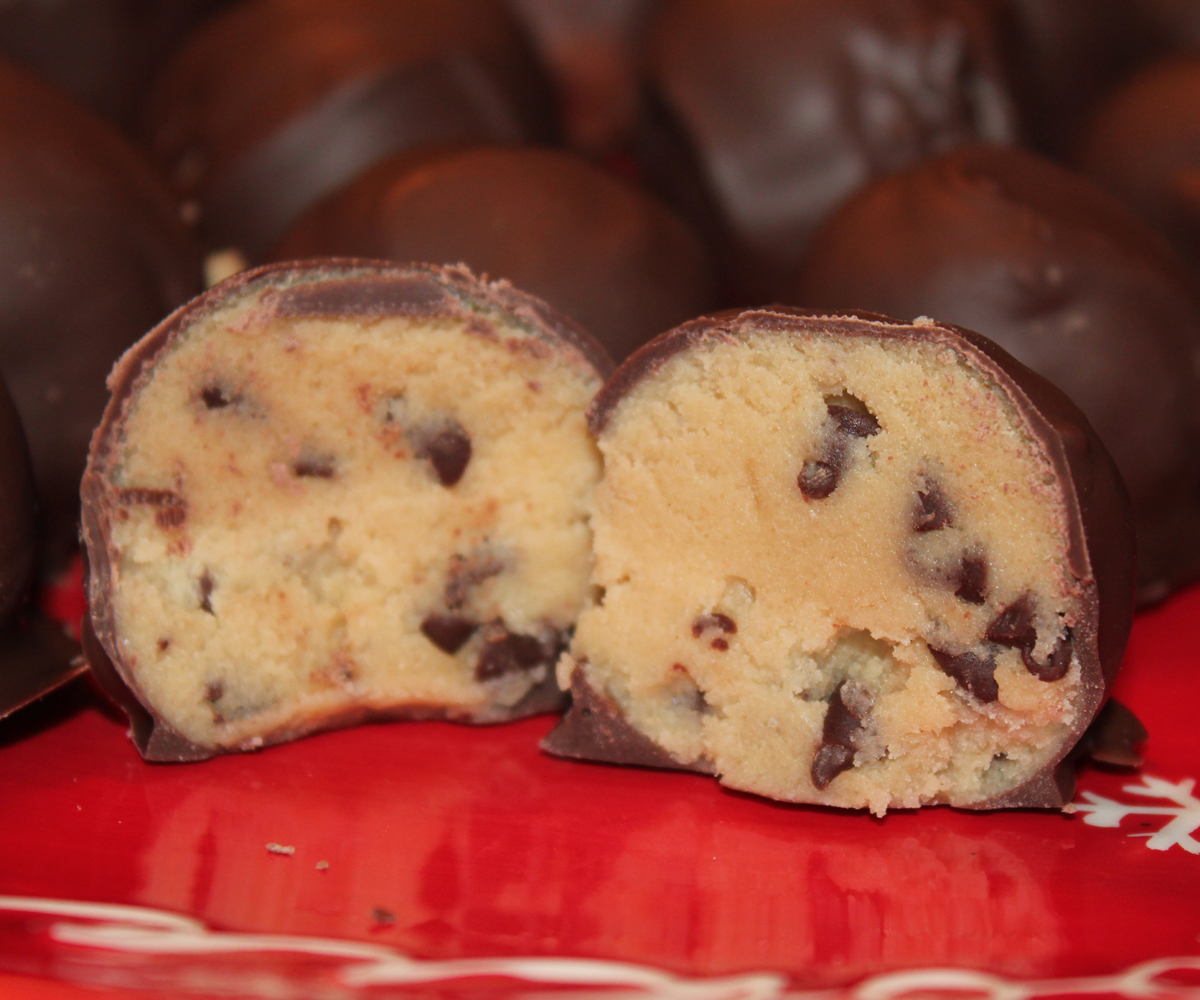 Image result for Christmas cookie dough truffles