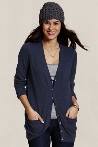 lands end cardigan