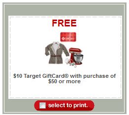 target coupon