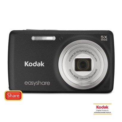 Kodak EasyShare M552 14MP Digital Camera with 5x Optical Zoom - Black