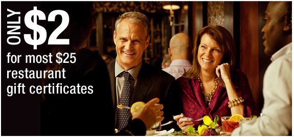 Restaurant.com - $2 Certificates