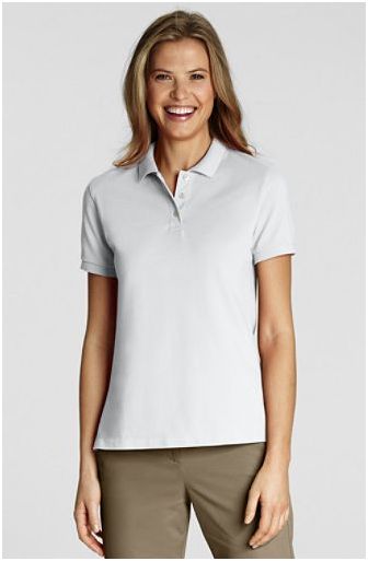 Women's Short Sleeve Polo Shirt - Lands' End