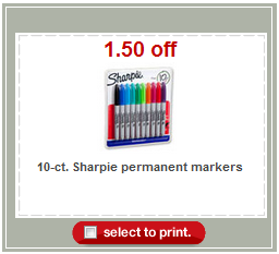 target sharpie deal